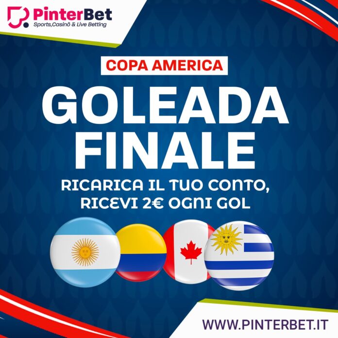 Goleada Copa America su PinterBet