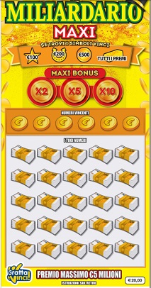 Gratta e Vinci Il Miliardario Maxi