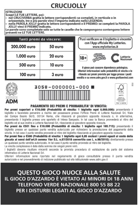 Nuovo layout Gratta e Vinci Crucijolly