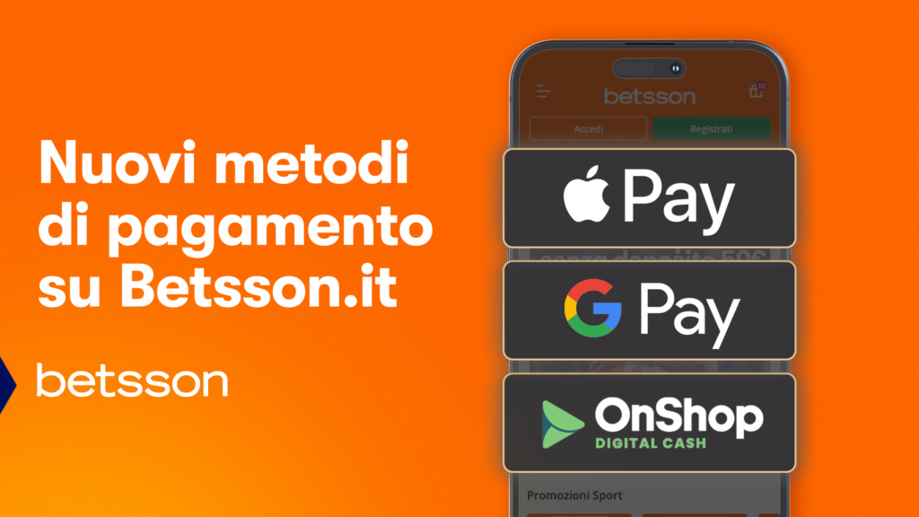 betsson metodi pagamento