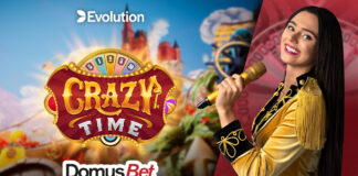 Casinò Live: su DomusBet vinti 44.000 euro con Crazy Time by Evolution