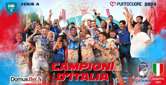 domusbet tv catania beach soccer
