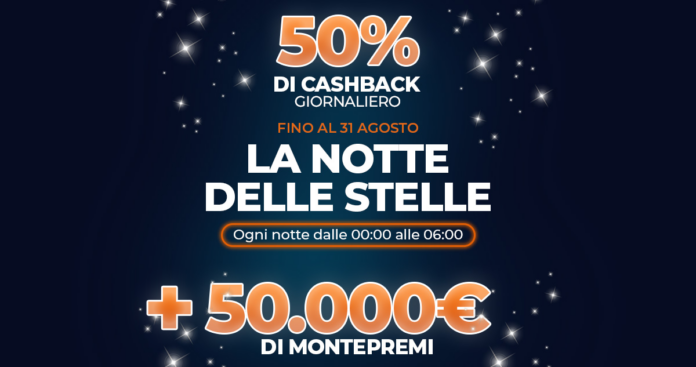 sportbet promo notte delle stelle
