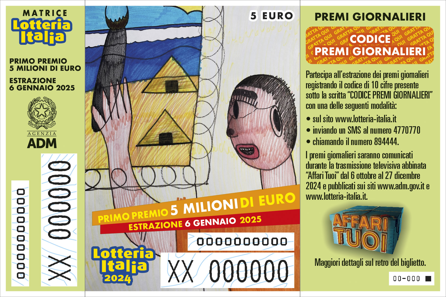 Biglietto Lotteria Italia 2024