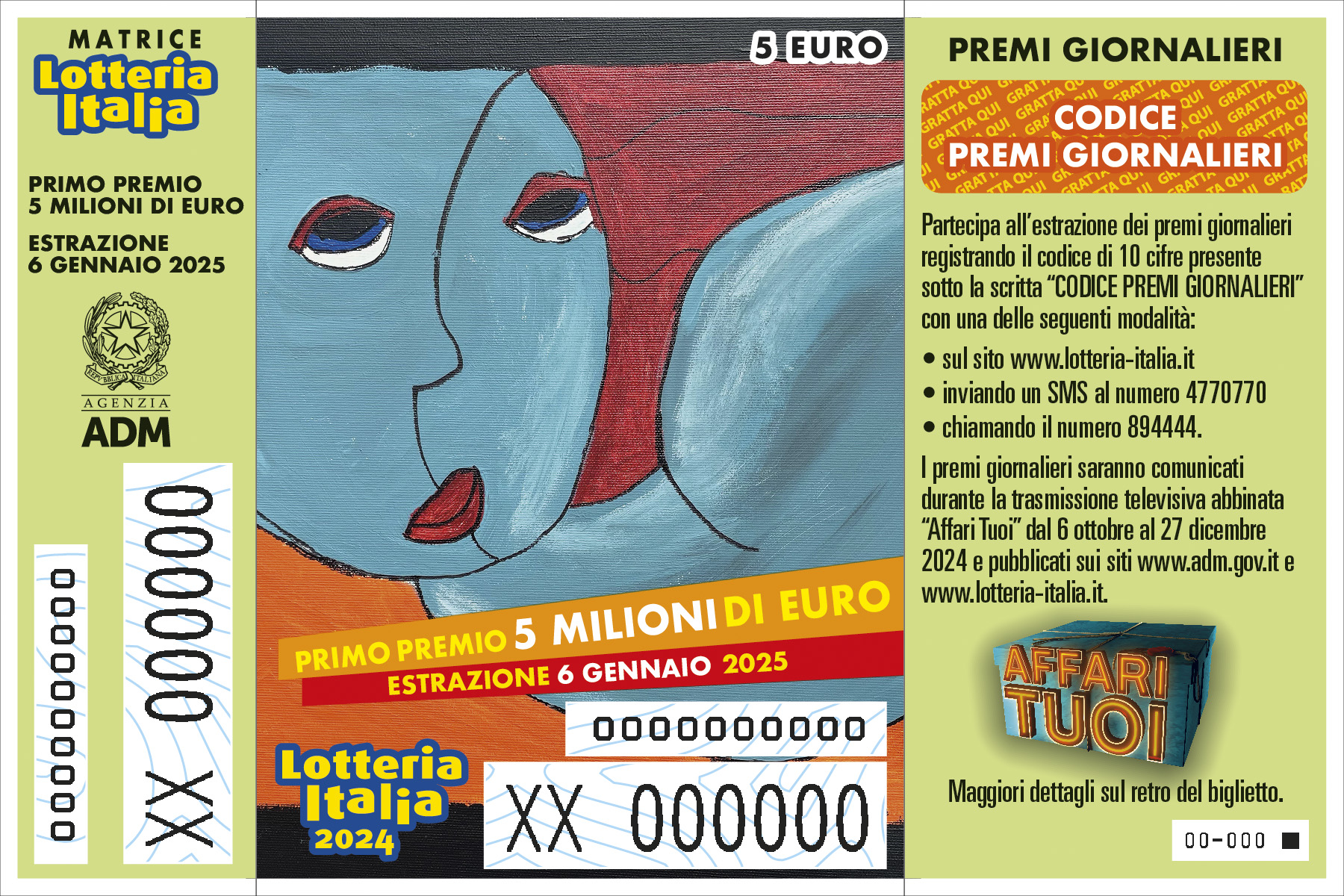 Biglietto Lotteria Italia 2024