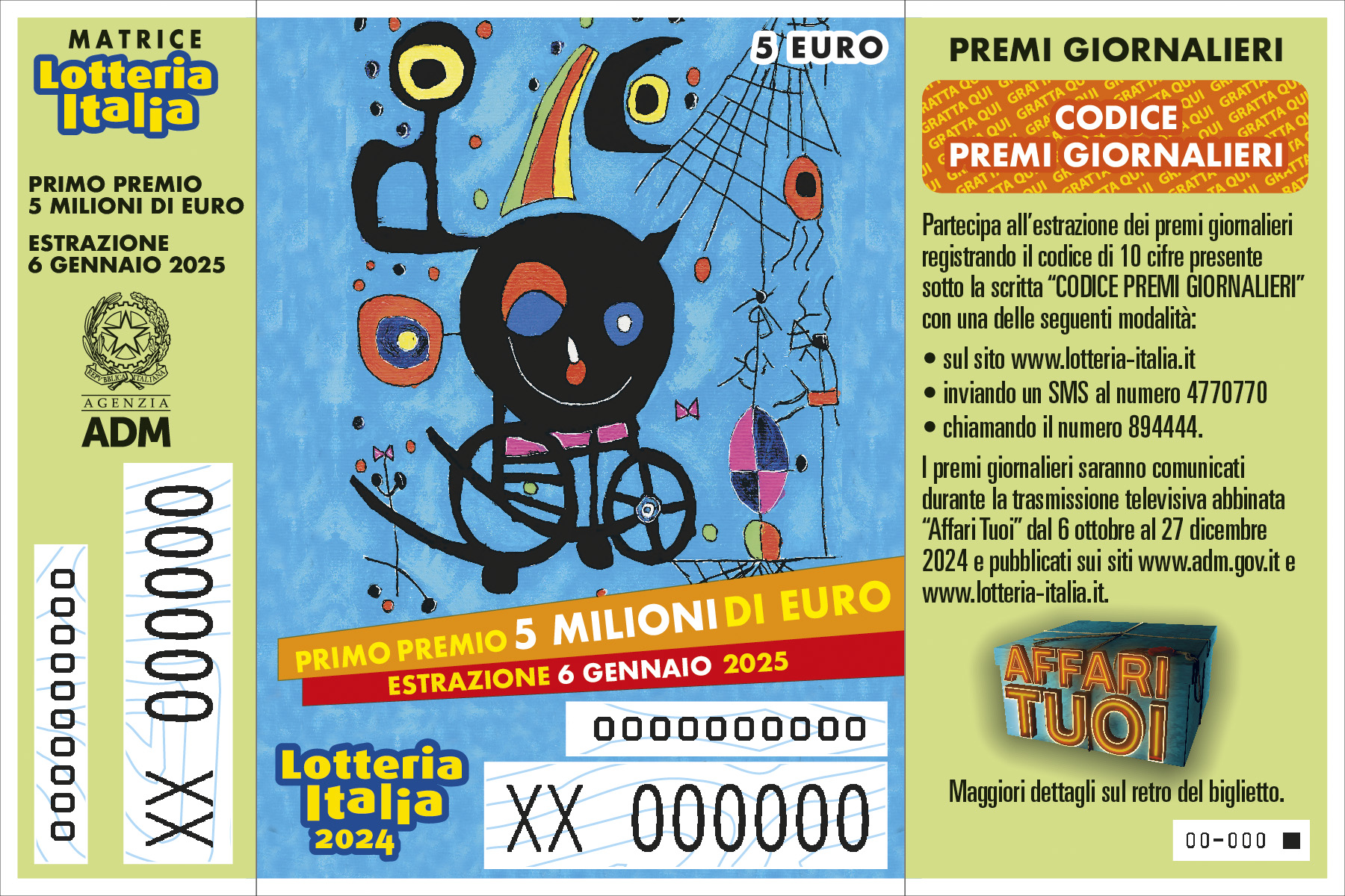 Biglietto Lotteria Italia 2024