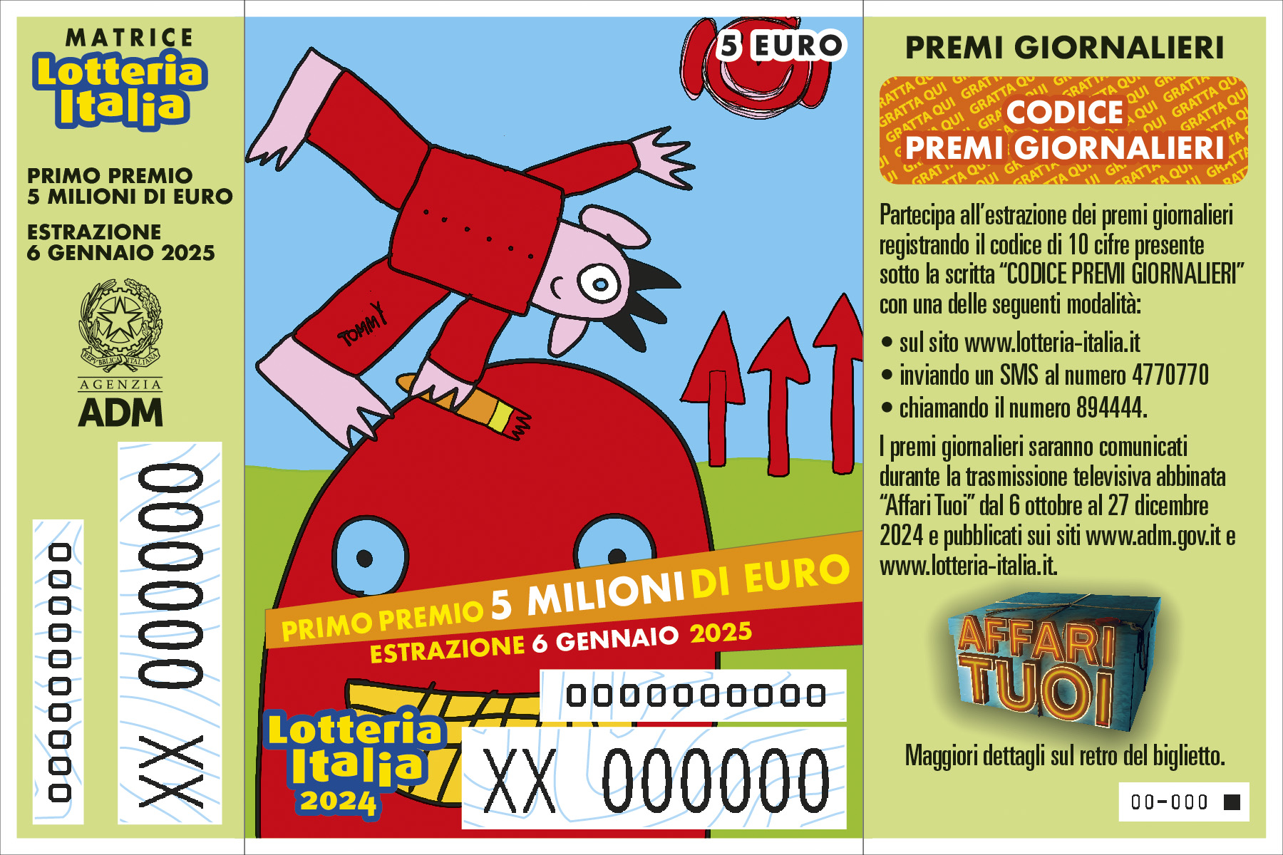 Biglietto Lotteria Italia 2024