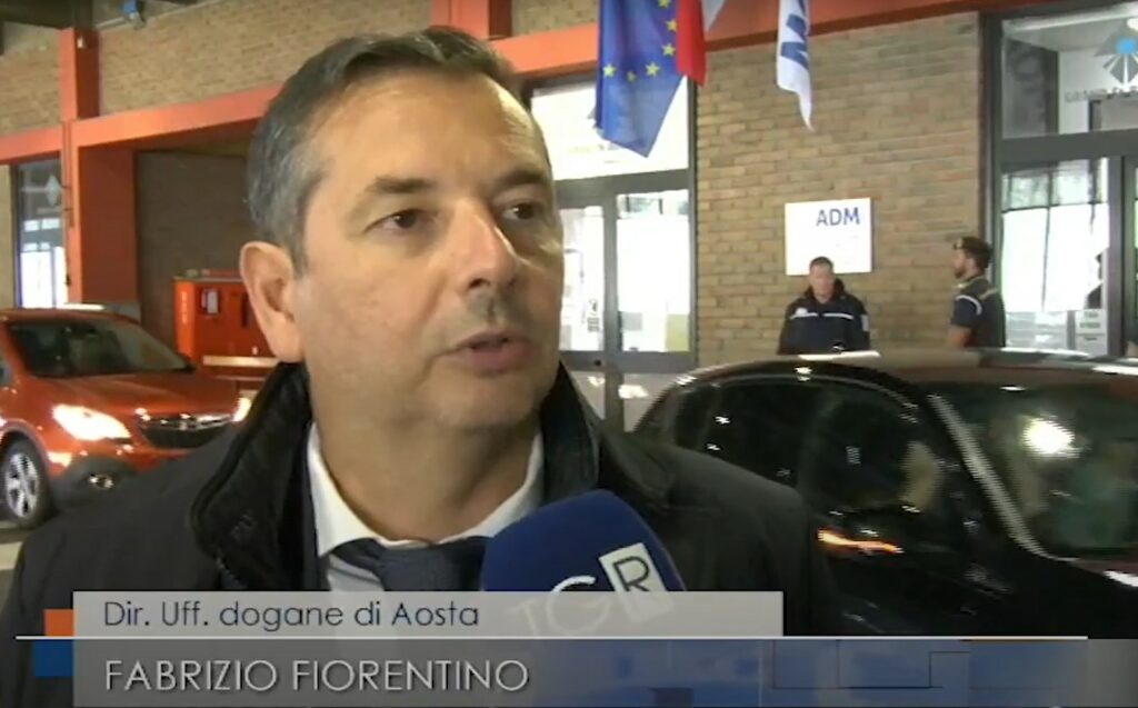 Fabrizio Fiorentino direttore ufficio dogane Aosta ADM