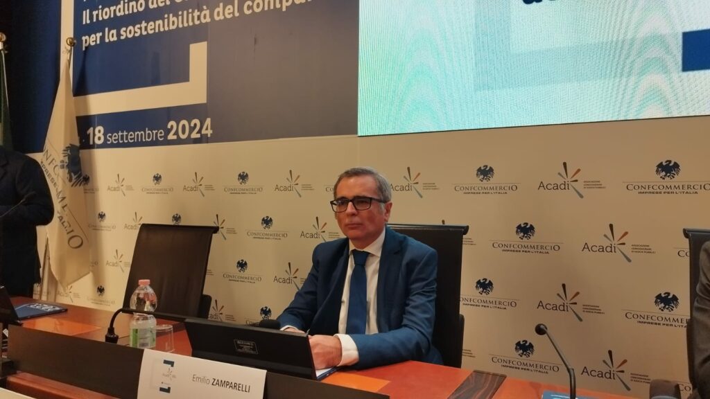 Forum Acadi 2024 Emilio Zamparelli Presidente STS FIT Confcommercio