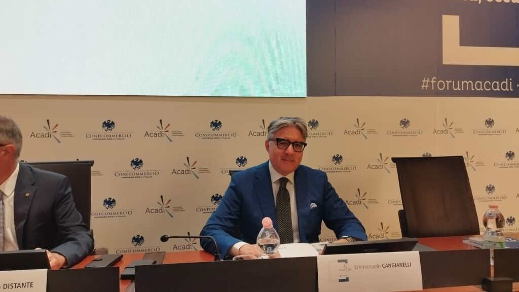 Forum Acadi 2024 Emmanuele Cangianelli Presidente EGP FIPE–Confcommercio
