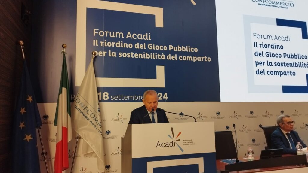 Forum Acadi 2024 Lino Stoppani Presidente FIPE-Confcommercio