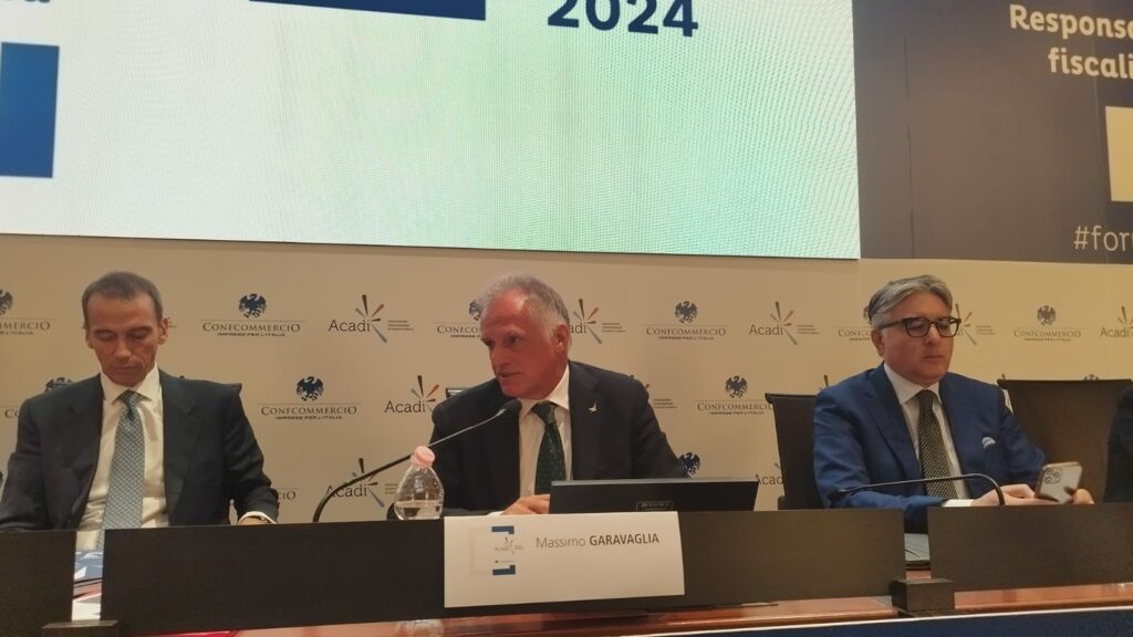 Forum Acadi 2024 Massimo Garavaglia Presidente VI Commissione (Finanze e Tesoro) Senato della Repubblica
