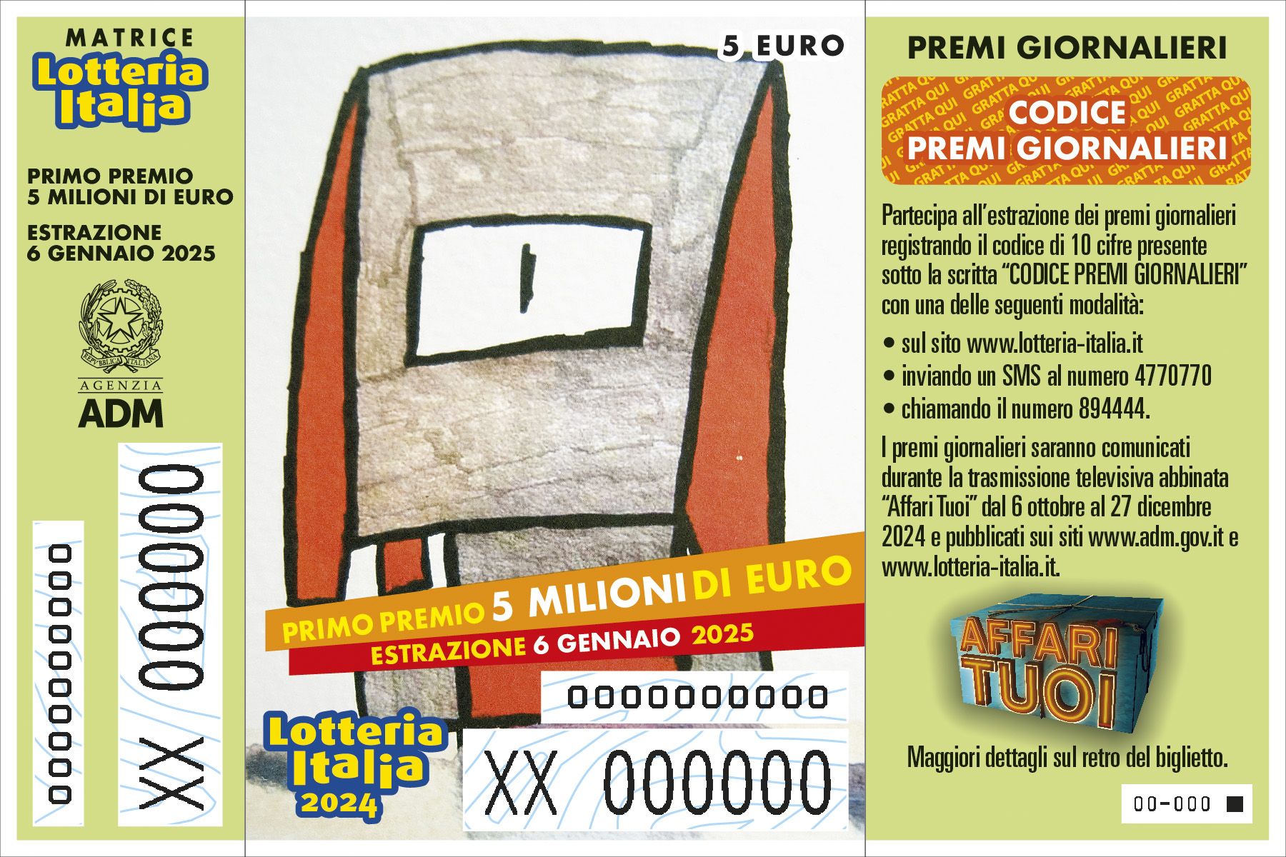 Biglietto Lotteria Italia 2024