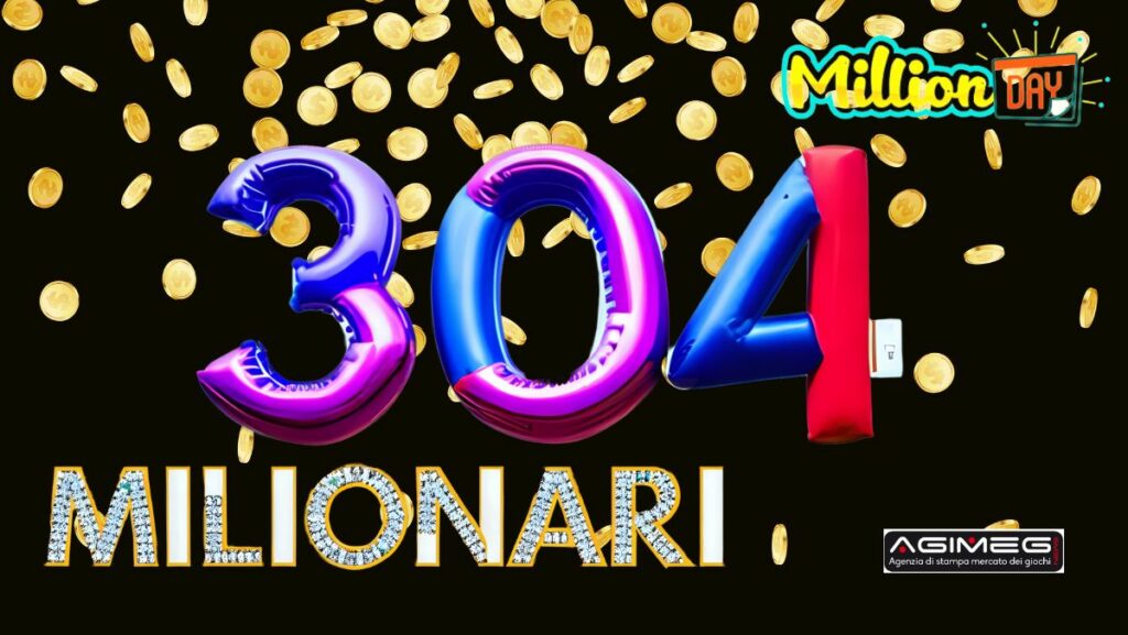 MillionDay 304 milionari vincita 1 milione di euro