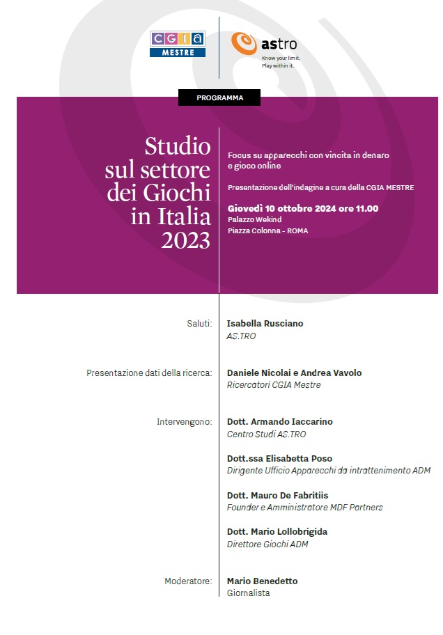 Programma As.Tro CGIA Mestre
