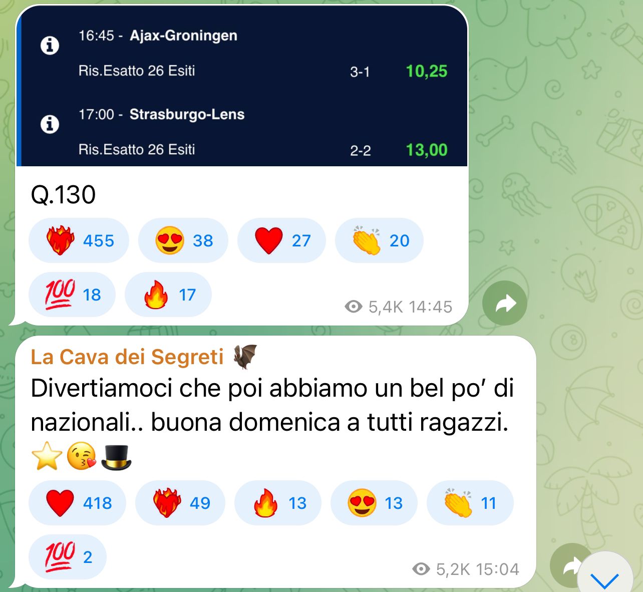 Mister X, indovinati due risultati esatti