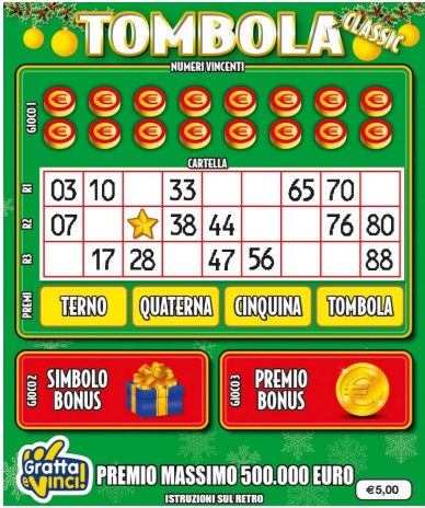 Gratta e Vinci Tombola Classic