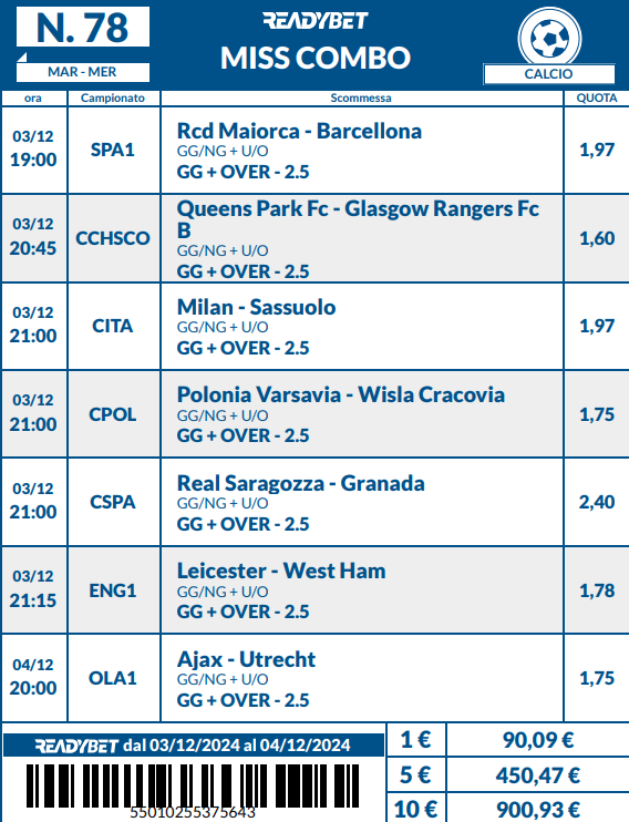 schedina vincente readybet | AGIMEG schedina vincente readybet