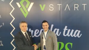 Dylan Valenti CEO V Start Fabio Felici Agimeg