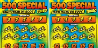 Gratta e Vinci: pioggia di vincite da 500.000 euro in tre regioni d’Italia Gratta e Vinci 500 Special Turbo
