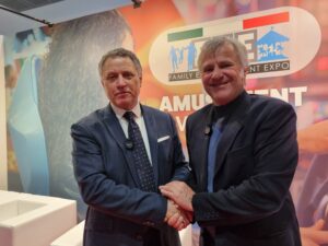 Luciano Patelli presidente Promoberg e Fabio Felici Agimeg