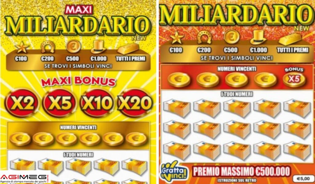 Gratta e Vinci Maxi Miliardario New e Miliardario New