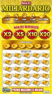 Maxi Miliardario New Gratta e Vinci