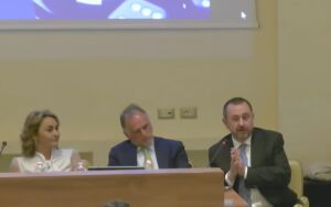 Senatore Massimo Garavaglia Presidente Comm. Finanze Stato, Onorevole Ettore Rosato Vicesegretario Azione, Adele Minutillo Ricercatrice Centro Naz. Dipendenze ISS