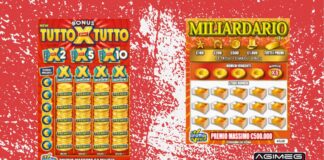 La fortuna premia il Veneto: vinti 2,5 milioni di euro al Gratta e Vinci tra Belluno e Padova Gratta e Vinci New Bonus Tutto per Tutto e Miliardario New