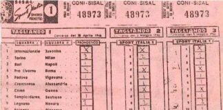 Buon compleanno Totocalcio: il 5 maggio di 79 anni fa la prima schedina