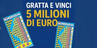 Gratta e Vinci, maxi vincita a Mantova: centrati 5 milioni di euro con “Ultra Numerissimi” Gratta e Vinci vincita 5 milioni di euro Ultra Numerissimi