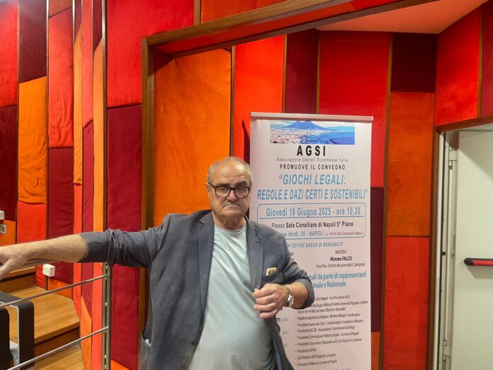 Peppe Bruscolotti, ex capitano Napoli (vinto scudetto 1987) e vicepresidente AGSI