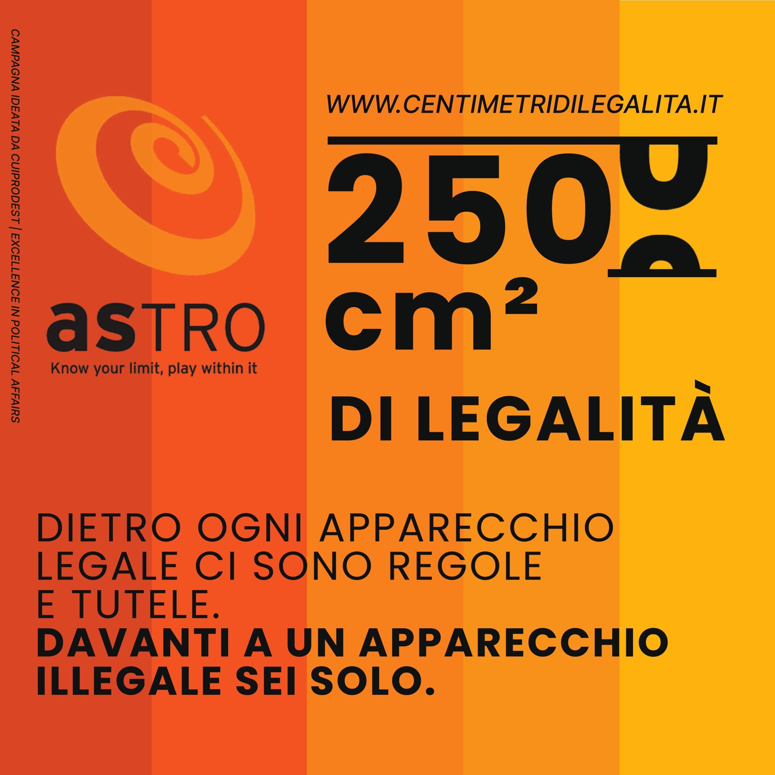2500 centimetri di legalità