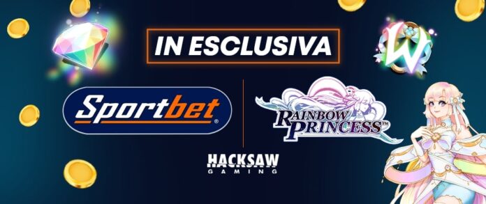 Sportbet - nuova slot Rainbow Princess di Hacksaw