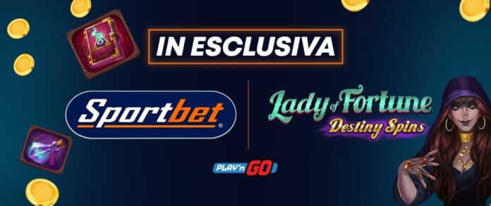 Sportbet - slot Lady of Fortune Destiny Spins di Play'n Go