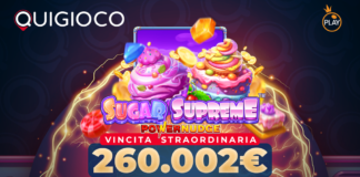 Slot online: vinti 260.000 euro su Quigioco con “Sugar Supreme Powernudge” Vincita 260mila euro Quigioco