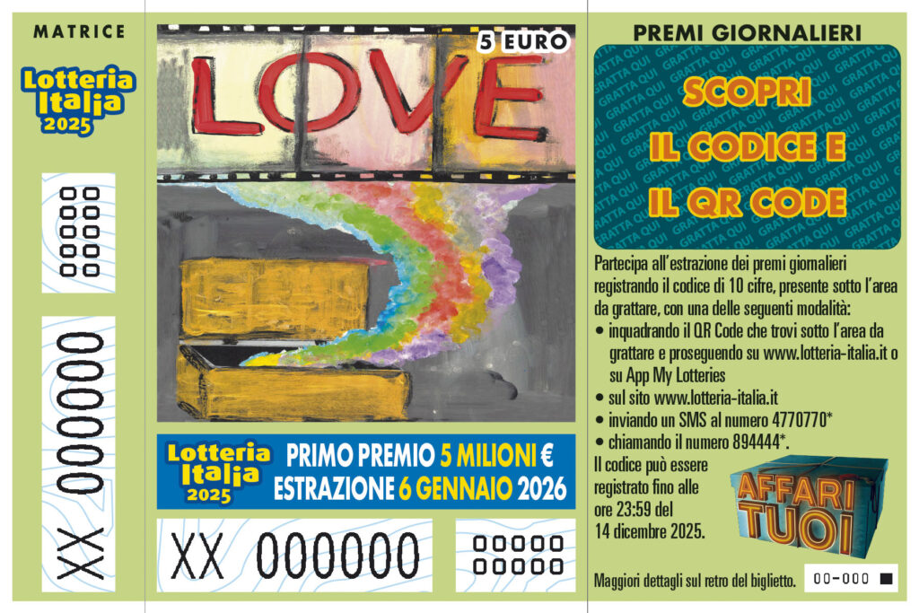 Biglietto Lotteria Italia 2025