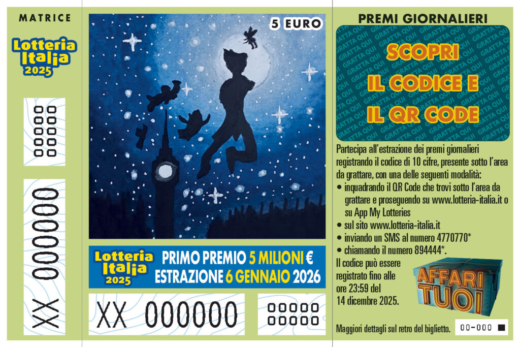 Biglietto Lotteria Italia 2025