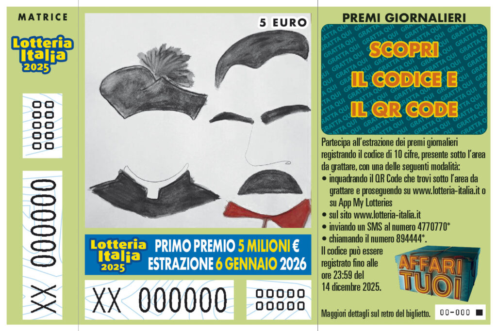 Biglietto Lotteria Italia 2025 | AGIMEG Biglietto Lotteria Italia 2025