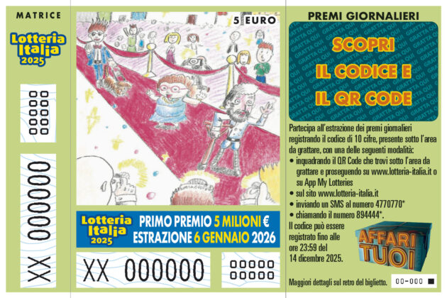 Biglietto Lotteria Italia 2025