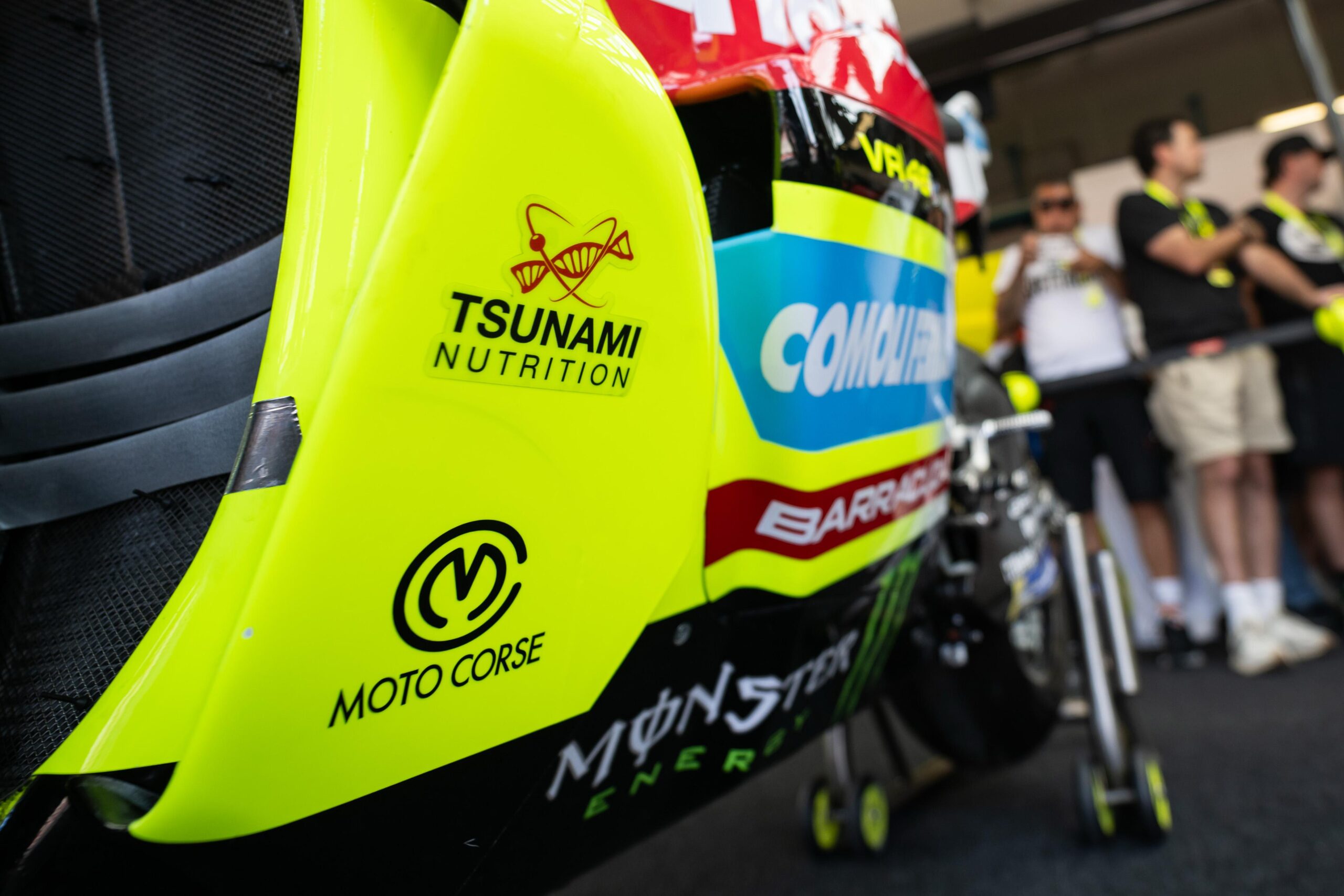 Tsunami Nutrition debutta in MotoGp con VR46 Racing Team