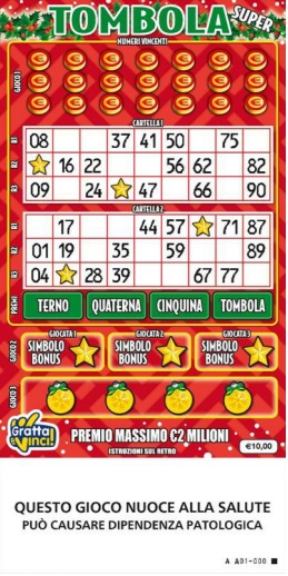 gratta e vinci tombola super | AGIMEG gratta e vinci tombola super