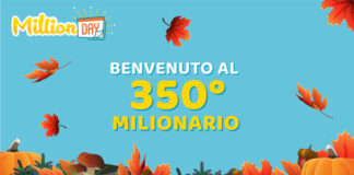 MillionDay: a Lamezia Terme centrata la 350ª vincita da 1 milione di euro MillionDay 350° milionario