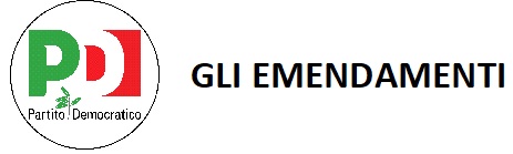 Partito democratico emendamenti | AGIMEG