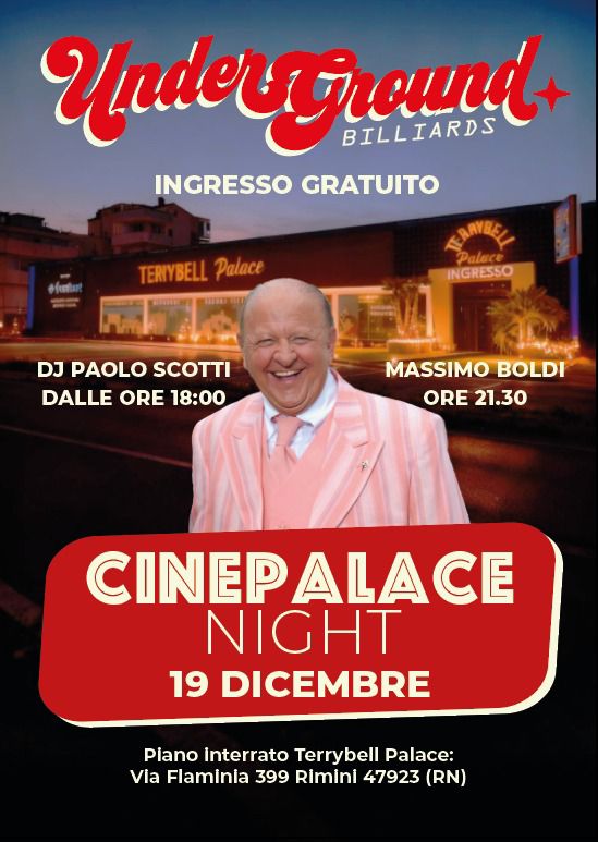Cinepalace Night Terrybell Palace Rimini | AGIMEG Cinepalace Night Terrybell Palace Rimini