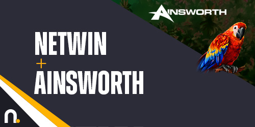 Gioco online, Netwin: nuova partnership con Ainsworth, storico fornitore internazionale nel settore delle slot