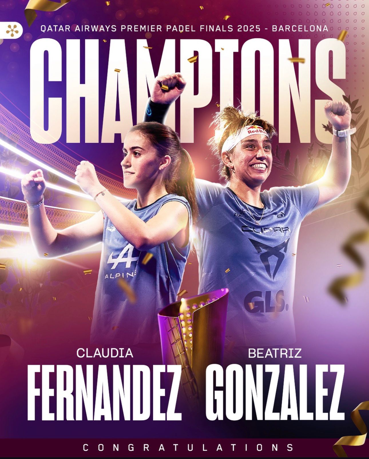 premier padel finals femminile trionfo