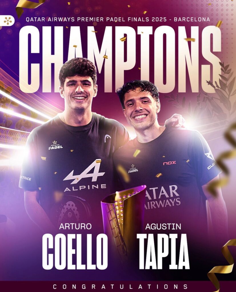 premier padel finals trionfo maschile