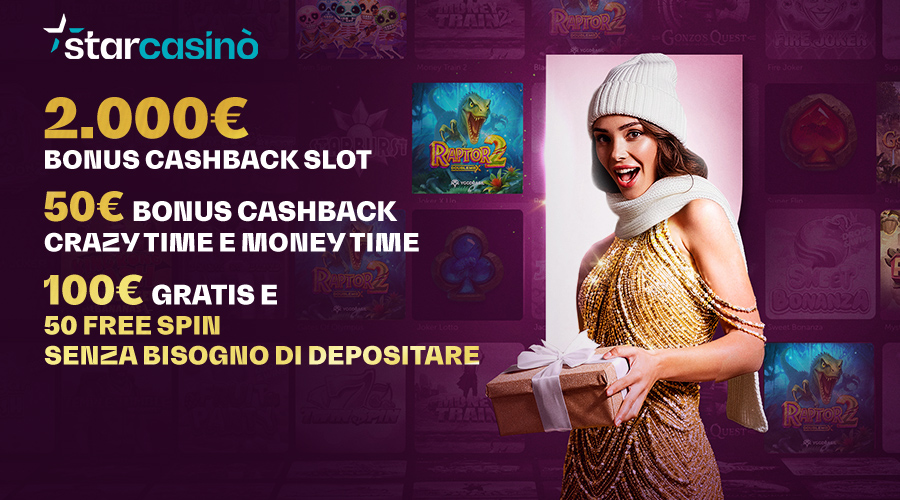 Starcasino offerta di benvenuto