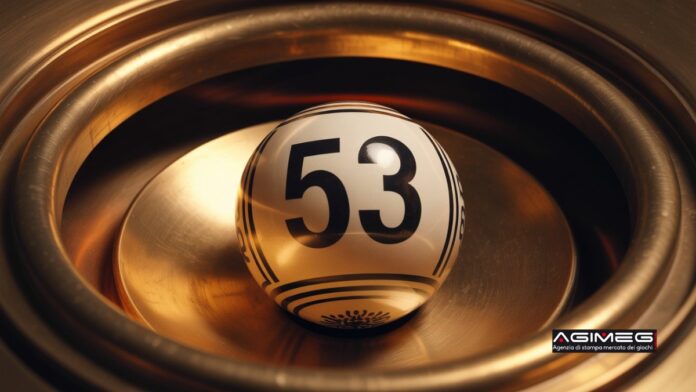 Record Storico Lotto 53 Urna storica del Lotto con la pallina numero 53 record di ritardo